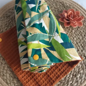 Rouleau de 8 serviettes de table - Feuillage